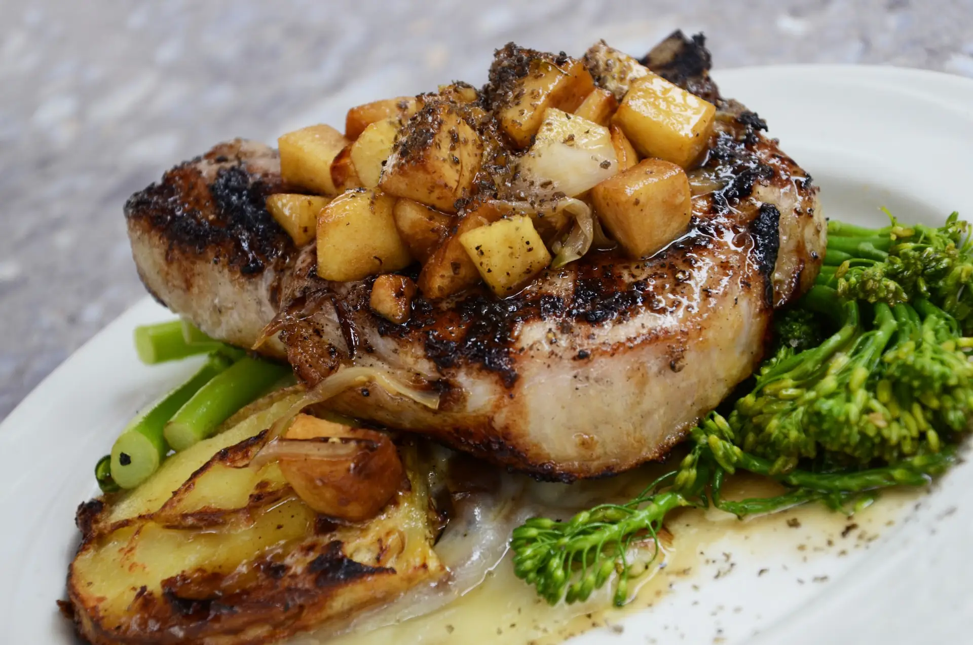 Pork Chop Apple Chutney