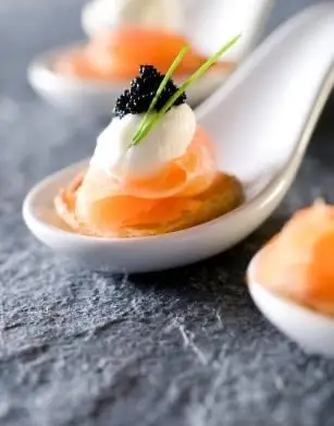 Smoked Salmon Appetizer spoon
